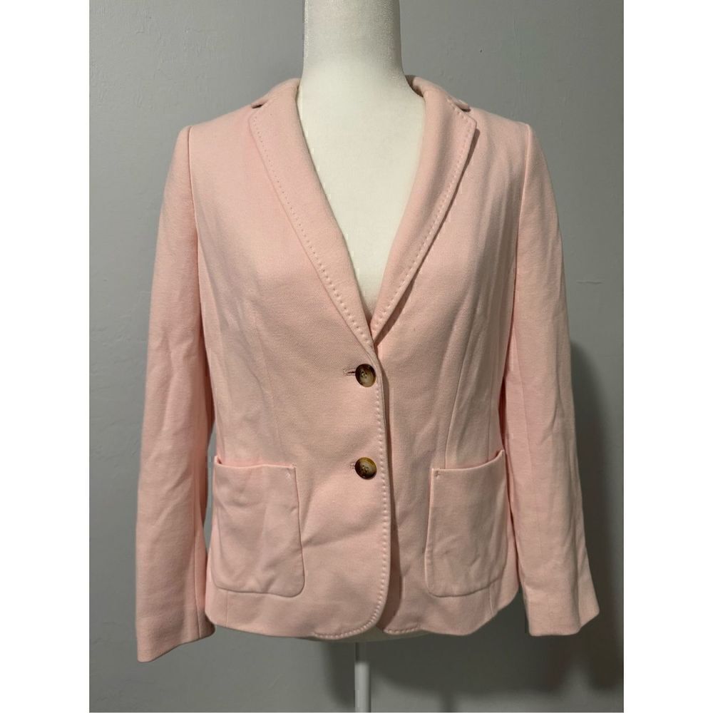 Talbots pink 6P Aberdeen blazer jacket